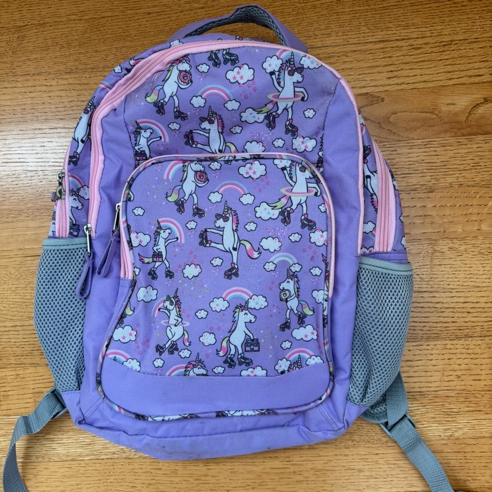 Rollerskating Unicorn Backpack